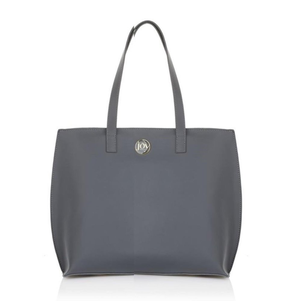 JOY E*Lite Couture Luxe Leather Handbag, Gray
